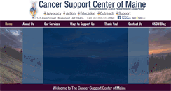 Desktop Screenshot of cancersupportcenterofmaine.org